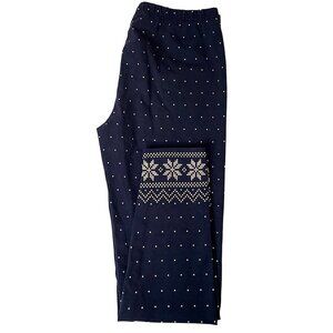Polo Ralph Lauren Navy Leggings Girls size XL Fair Isle Holiday Christmas